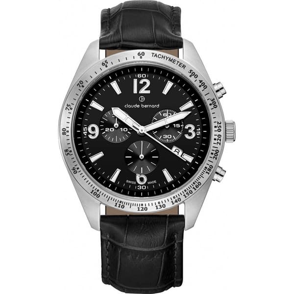 Mens Watch Claude Bernard 10247-3C-NB, Quartz, 44mm, 5ATM