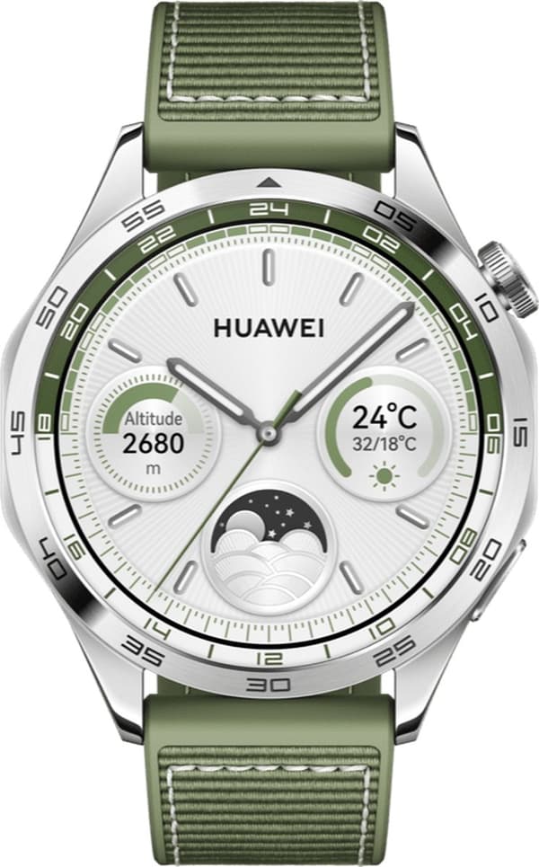 Huawei WATCH GT 4 3,63 cm (1,43") AMOLED 46 mm Digital 466 x 466 pixels Rustfrit stål WLAN GPS (5