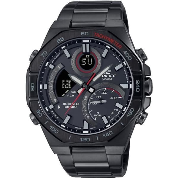 Klocka - Casio - ECB-950DC-1AEF - Rostfritt stål - Vattentålig 10 bar - 44 mm
