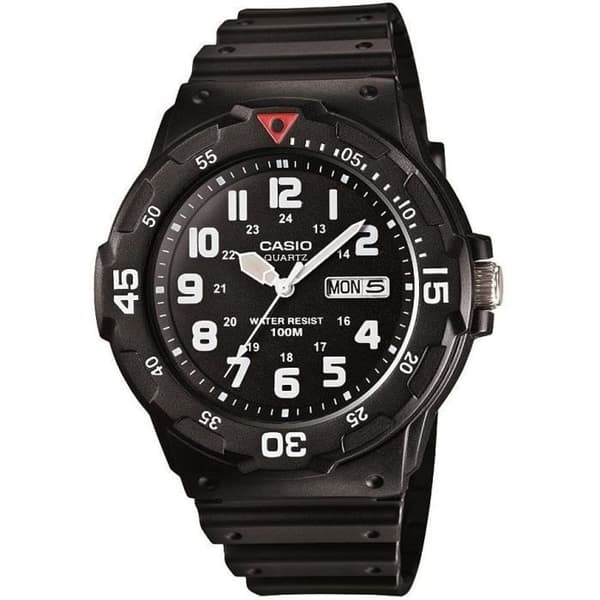 CASIO COLLECTION MRW-200H-1BVEG Quartz Watch - Svart