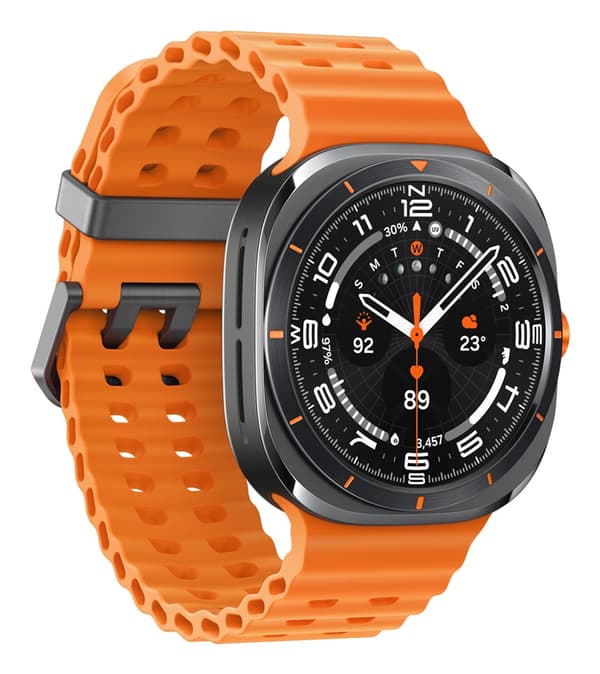 Samsung Galaxy Watch Ultra 3,81 cm (1,5") AMOLED 47 mm Digital 480 x 480 pixels Touchscreen 4G Grå Wi-Fi GPS (satellit)