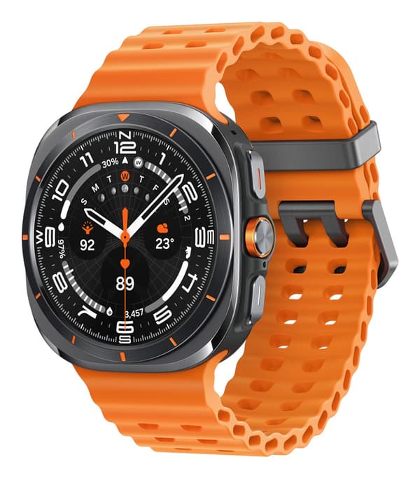 Samsung Galaxy Watch Ultra 3,81 cm (1,5") AMOLED 47 mm Digital 480 x 480 pixels Touchscreen 4G Grå Wi-Fi GPS (satellit)