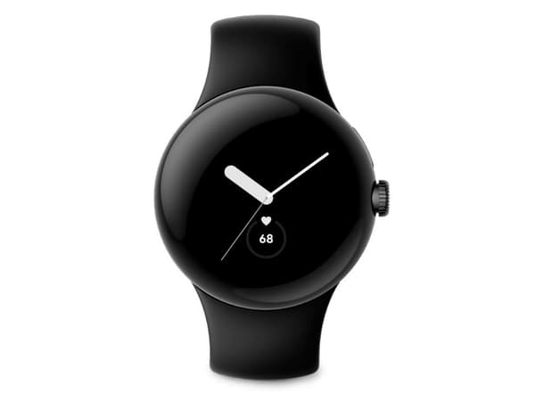 Google Pixel Watch AMOLED 41 mm digital pekskärm svart Wi-Fi GPS (satellit)