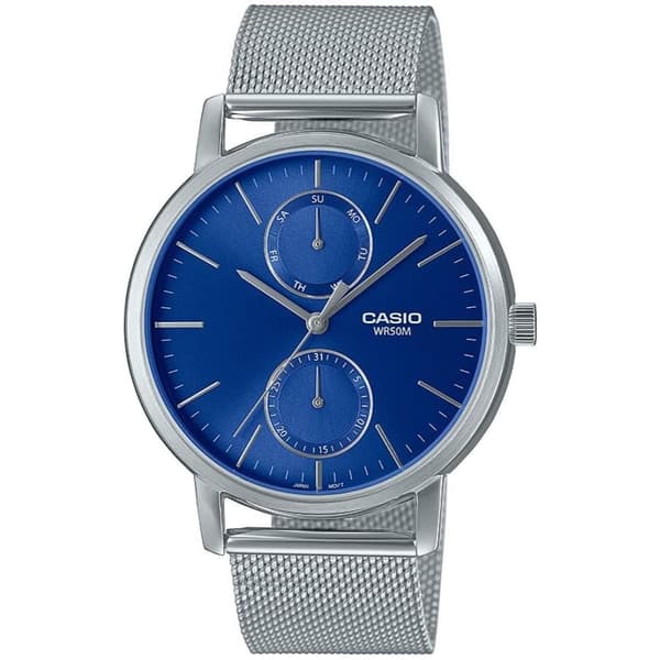 Casio MTP-B310M-2AVEF hopeinen moninäyttöinen miesten rannekello