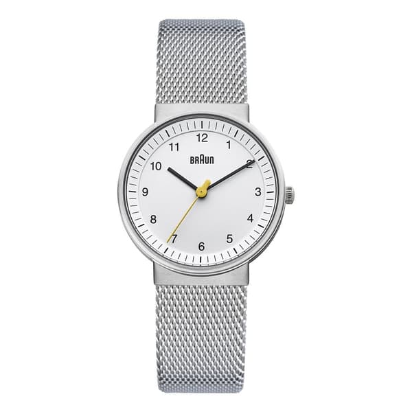 Braun Classic Watch with Mesh Bracelet
