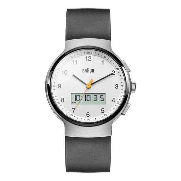 Braun Classic Watch with Rubber Strap