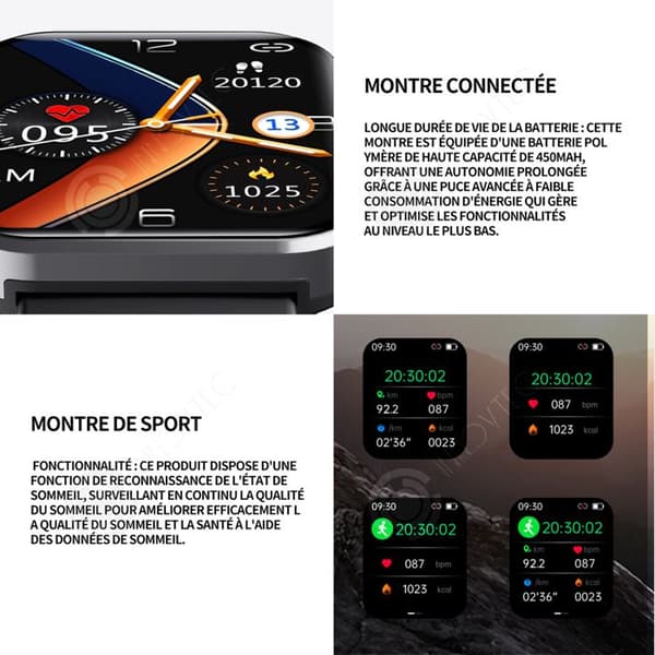 INN Smart Watch 41,7X35,4 mm smartklocka bluetooth klocka hälsoövervakning träningsfrekvens blueto connectivity watch