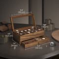 Miniatyrbillede 4 af 6: Uræskedåse, 19x34x12.5 cm, Valnød