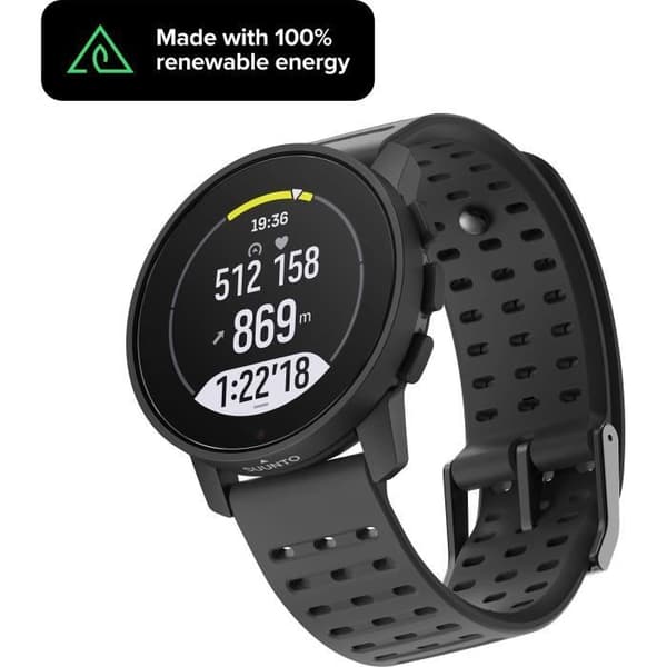 GPS sport ansluten klocka - SUUNTO - 9 Peak Pro All Black - Höjdmätare