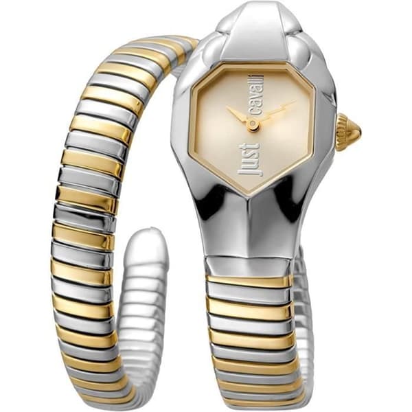 Klocka - JUST CAVALLI - Snake JC1L001M0035 - Kvarts - Rostfritt stål - 23 mm