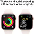 Miniatyrbild 2 av 4: Apple Watch Series 10 GPS 46mm – Rose Gold Aluminium Case with Light Blush Sport Band – M/L