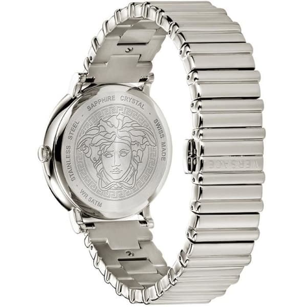 Klocka - VERSACE - V-Circle VE8101419 - Kvarts - Rostfritt stål - 39 mm - Dam