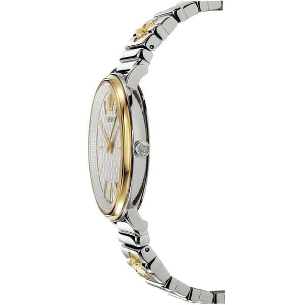 Klocka - VERSACE - V-Circle VE8101419 - Kvarts - Rostfritt stål - 39 mm - Dam