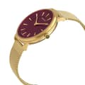 Miniatyrbild 2 av 3: Kvartsur Dam - VERSACE - V-Circle VE8102419 - Röd - Stål - Milano-mesh