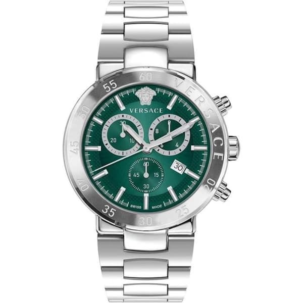 Klocka - VERSACE - Urban Mystique VEPY01021 - Quartz - Rostfritt stål - 43 mm - Grön