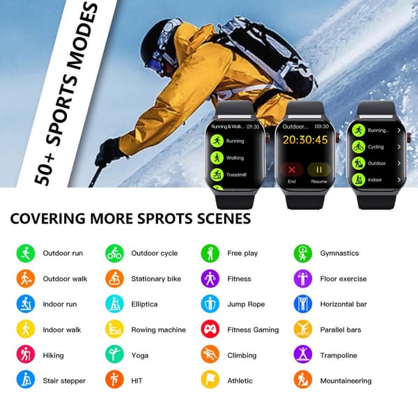 INF F700 Smartwatch: Avanceret sundhedsovervågning og fitness