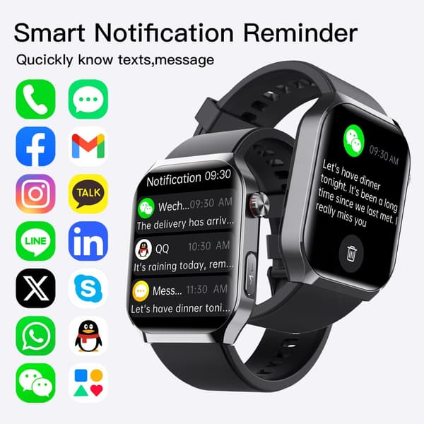 INF F700 Smartwatch: Avanceret sundhedsovervågning og fitness