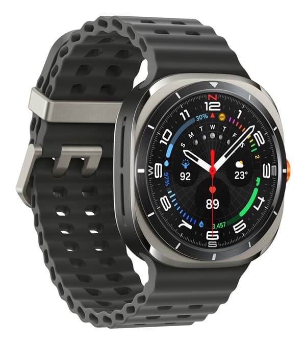 Samsung Galaxy Watch Ultra 3,81 cm (1,5") AMOLED 47 mm Digital 480 x 480 pixels Touchscreen 4G Sølv Wi-Fi GPS (satellit)