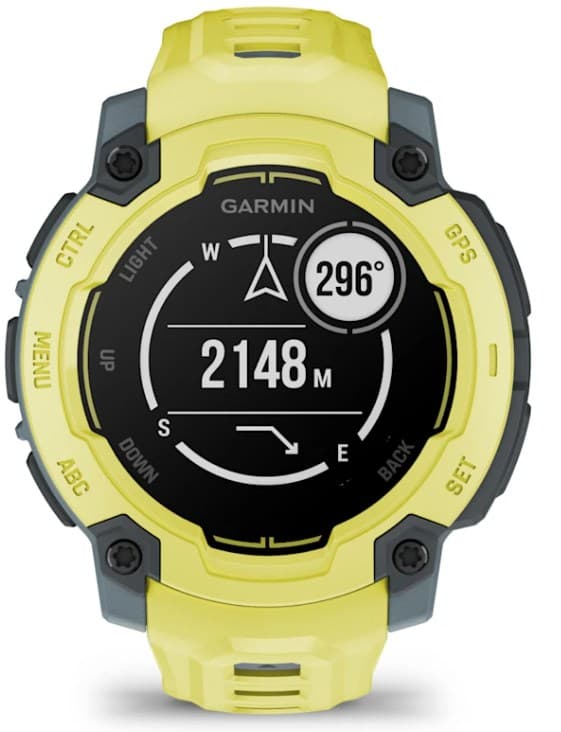 Garmin Instinct E 2,29 cm (0,9 tum) MIP 45 mm Digital 176 x 176 pixlar Lime GPS (satellit)