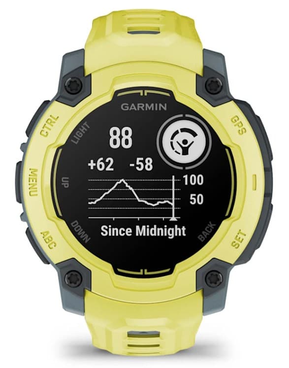 Garmin Instinct E 2,29 cm (0,9 tum) MIP 45 mm Digital 176 x 176 pixlar Lime GPS (satellit)