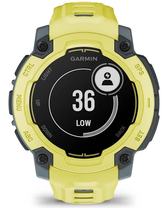 Garmin Instinct E 2,29 cm (0,9 tum) MIP 45 mm Digital 176 x 176 pixlar Lime GPS (satellit)