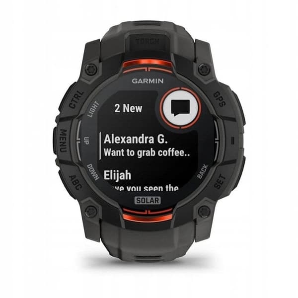 Smartklocka GARMIN Instinct 3 50mm SOLAR Svart