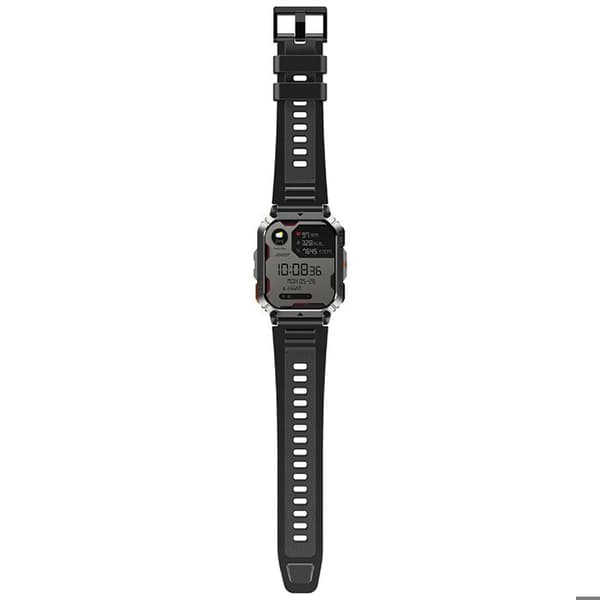 Blackview W70 Pro Robust Smartwatch Bluetooth 900mAh, 1.45" vattentålig Smartwatch med LED-lampa, Kompass - Svart