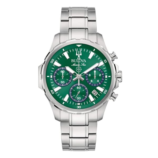Herrklocka Bulova 96B465 Silvrig