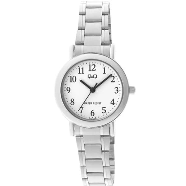 Naisten rannekellot Q&Q LADY ONLY TIME Hopeinen (Ø 30 mm)
