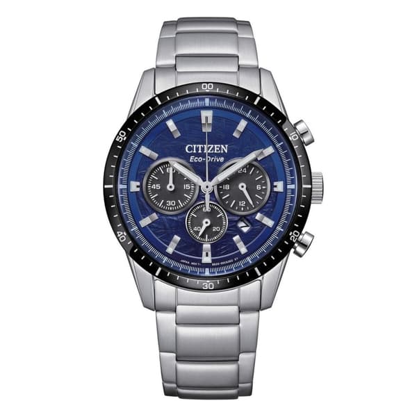 Miesten rannekellot Citizen MOD. T9 CRONO Hopeinen
