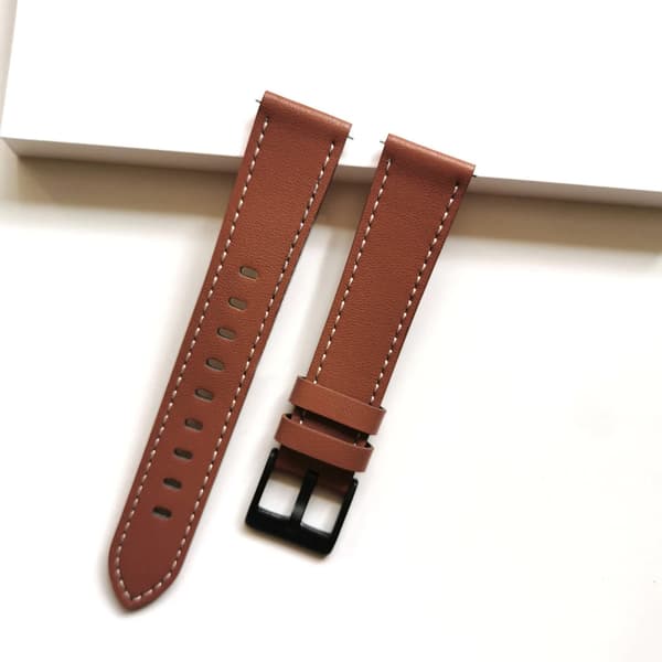 Nahkaranneke Huawei Watch GT 3 46:lle - Ruskea