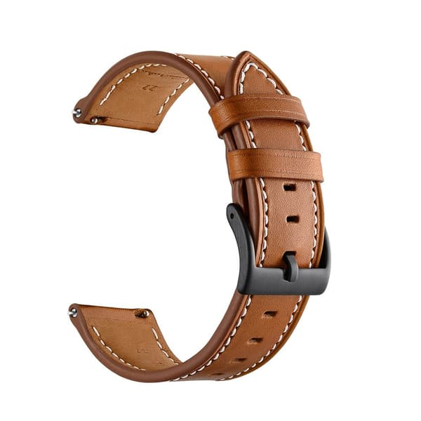 Nahkaranneke Huawei Watch GT 3 46:lle - Ruskea