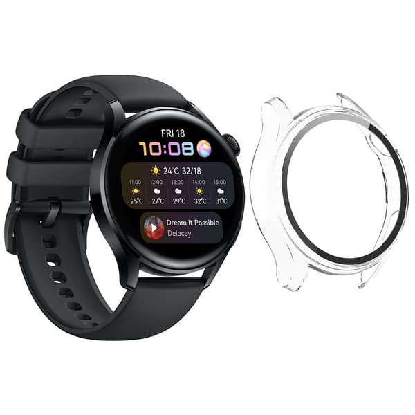 Etui + glas 2i1 Huawei Watch GT 3 42 - Krystal
