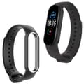 Pikkukuva 1 / 4: Silikoniranneke Xiaomi Mi Band 7:lle - Musta