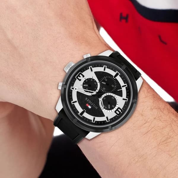 Herrklocka Tommy Hilfiger 1792074 Svart (Ø 45 mm)