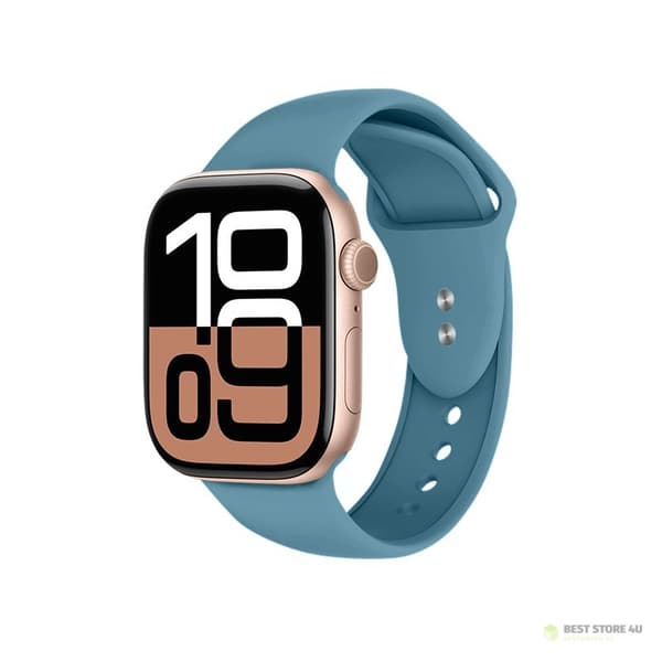 Crong Liquid - Apple Watch-rem 38/40/41/42 mm (Marineblå)