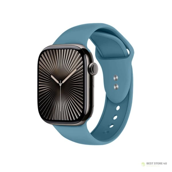 Crong Liquid - Apple Watch-rem 38/40/41/42 mm (Marineblå)