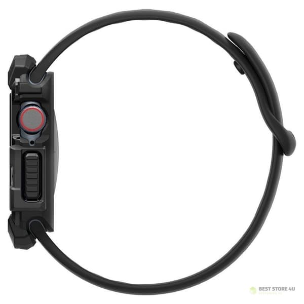 Spigen Rugged Armor – Fodral till Apple Watch 10 42 mm (Mattsvart)