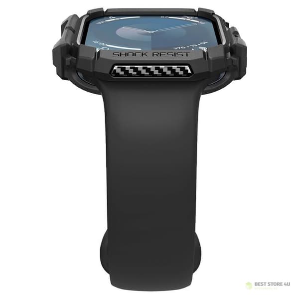 Spigen Rugged Armor – Fodral till Apple Watch 10 42 mm (Mattsvart)