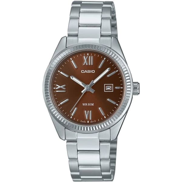 Damklocka Casio LADY DATE - BROWN (Ø 30 mm)