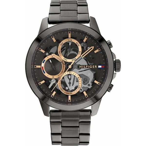 Herrklocka Tommy Hilfiger 1680670 Grå Silvrig
