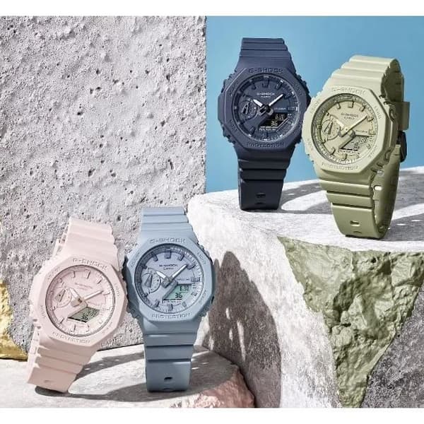 Klocka - Casio - G-Shock Classic Woman - Blå - Stötmotstånd - LED-belysning