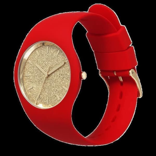 Ice Watch klocka - Dam - 021080 - Röd silikon - 40mm - Vattentät 10 bar