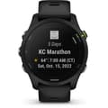 Miniatyrbild 2 av 5: Connected klocka - Garmin - Forerunner 255 Music - Svart - 5 metallknappar - Batteritid 14 dagar