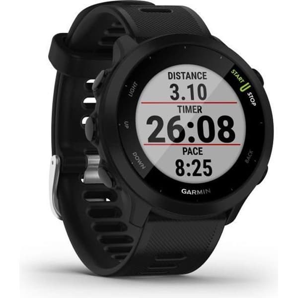 Sportansluten klocka - GARMIN - Forerunner 55 - Svart
