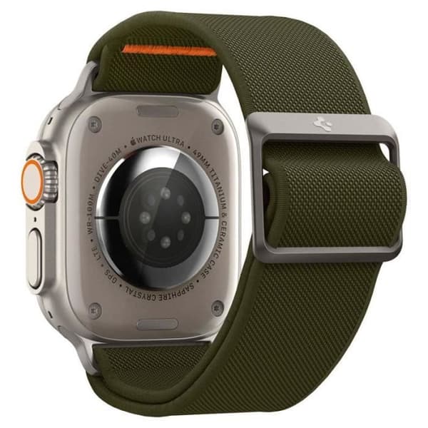 Spigen Fit Lite Ultra Strap för Apple Watch 42/44/45/49 mm (khaki) - 8809896743389