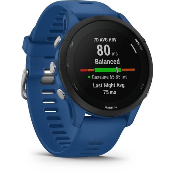 Sportansluten klocka - GARMIN - Forerunner 255 - Blå