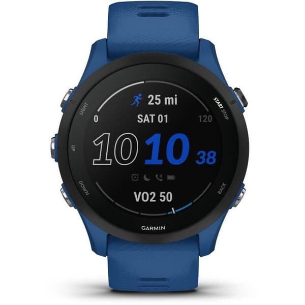 Sportansluten klocka - GARMIN - Forerunner 255 - Blå