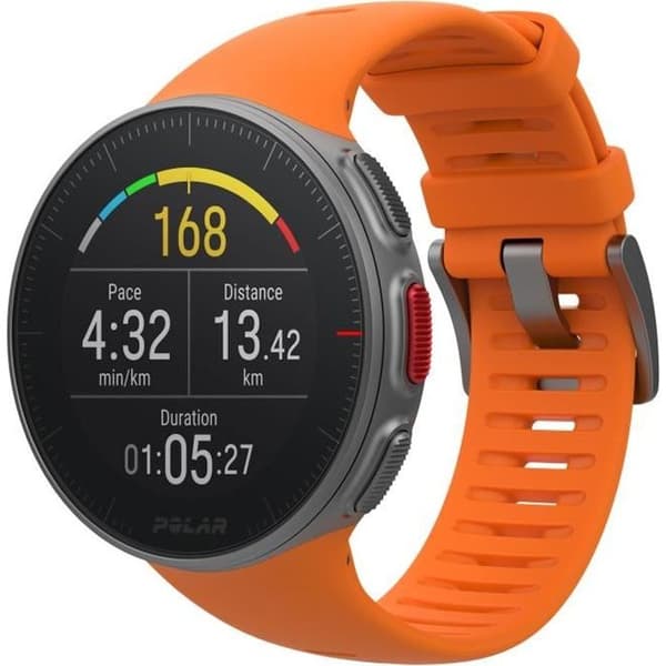 GPS cardio-klocka - Polar - Vantage V - Orange - Vattentät 20 Atm - Avancerade funktioner