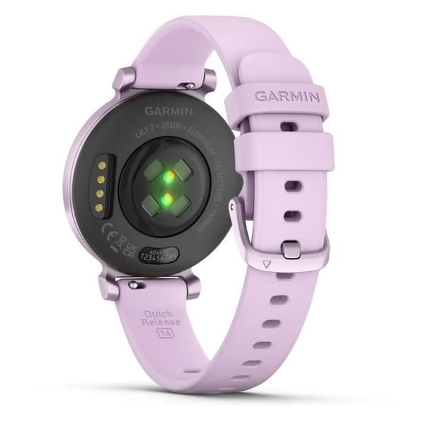 Connected klocka - GARMIN - Lily 2 - 25,4 x 21,3 mm - Lilac med Lilac rem